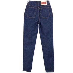 Vintage Bongo Skinny Tapered Mom‎ Jeans High Rise Dark USA 5